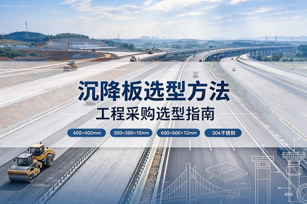 饶河沉降板选择方法