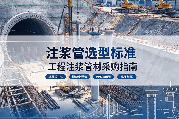 饶河注浆管选型标准